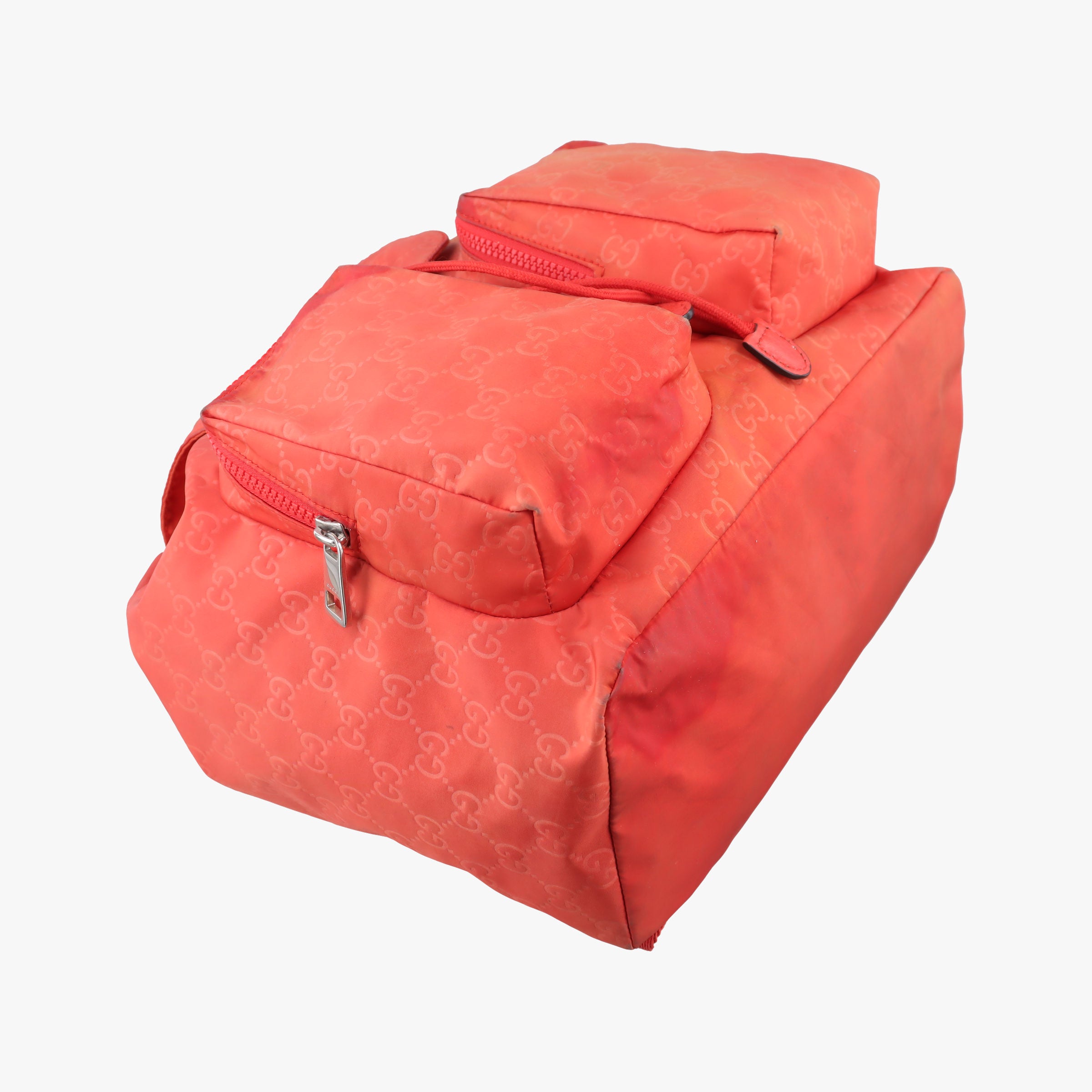Vintage Gucci GG Monogram Orange nylon 406361 backpack/rucksack | stylenewstar