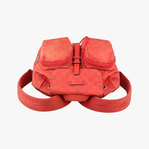 Vintage Gucci GG Monogram Orange nylon 406361 backpack/rucksack | stylenewstar