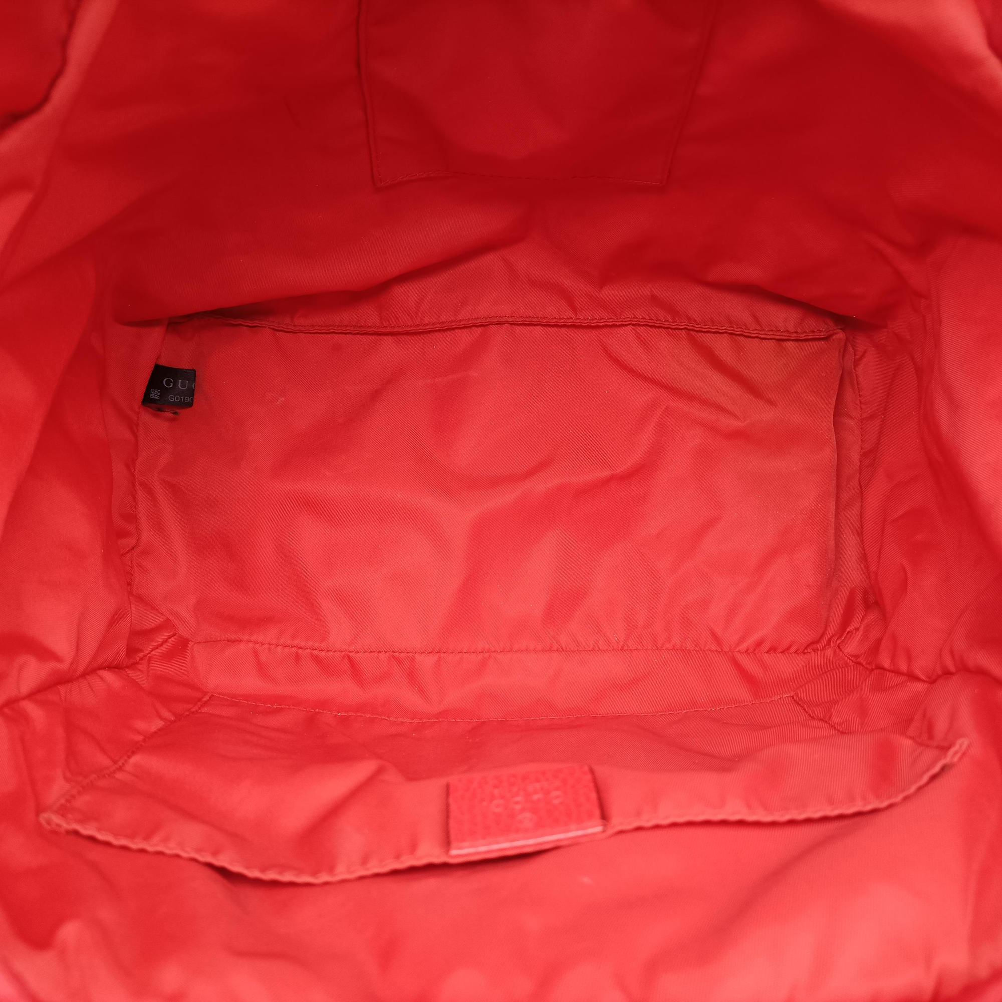 Vintage Gucci GG Monogram Orange nylon 406361 backpack/rucksack | stylenewstar