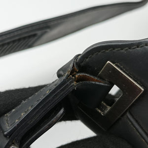 Pre-owned Gucci Minimalist Hobo Black leather  shoulderbag | stylenewstar