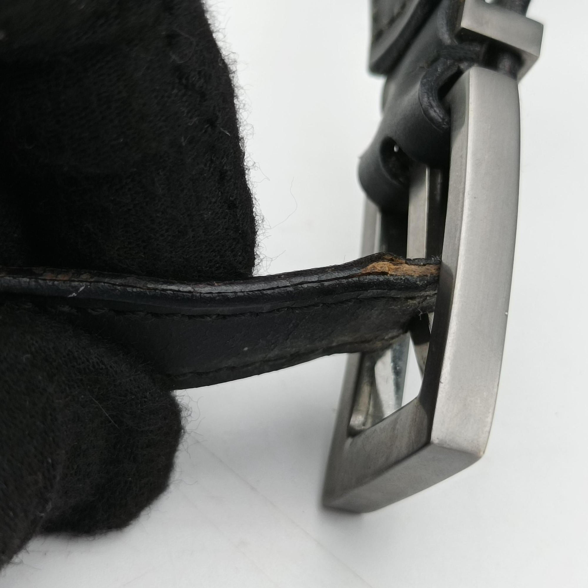 Pre-owned Gucci Minimalist Hobo Black leather  shoulderbag | stylenewstar