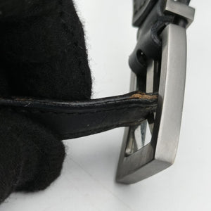 Pre-owned Gucci Minimalist Hobo Black leather  shoulderbag | stylenewstar