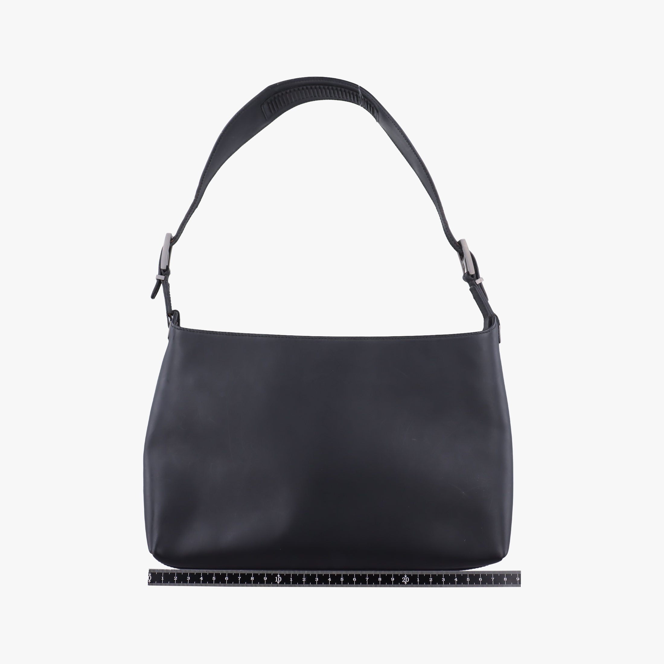 Pre-owned Gucci Minimalist Hobo Black leather  shoulderbag | stylenewstar