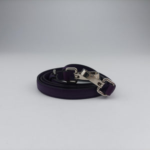 Vintage Prada Double flap chain Purple Leather  shoulderbag | stylenewstar