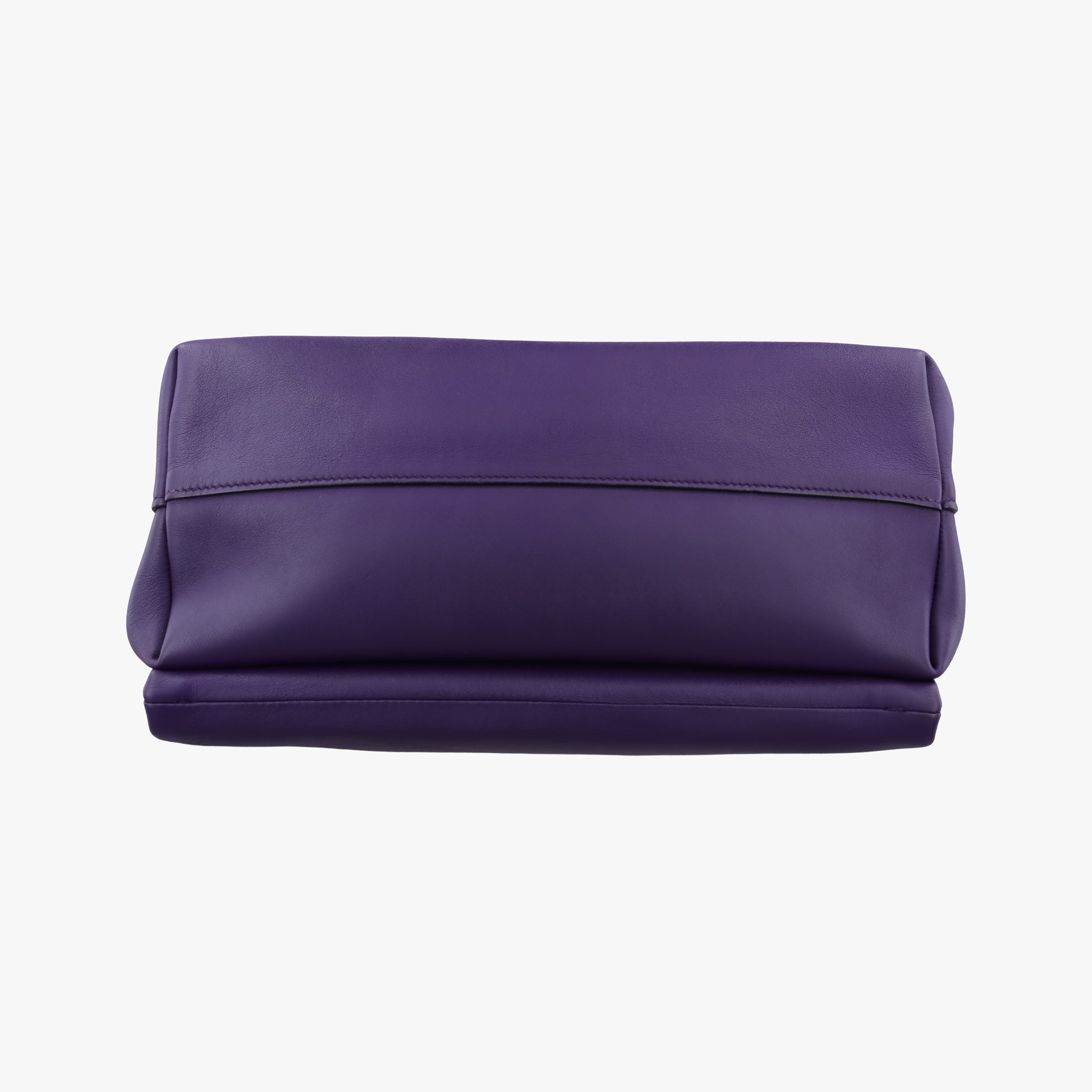 Vintage Prada Double flap chain Purple Leather  shoulderbag | stylenewstar