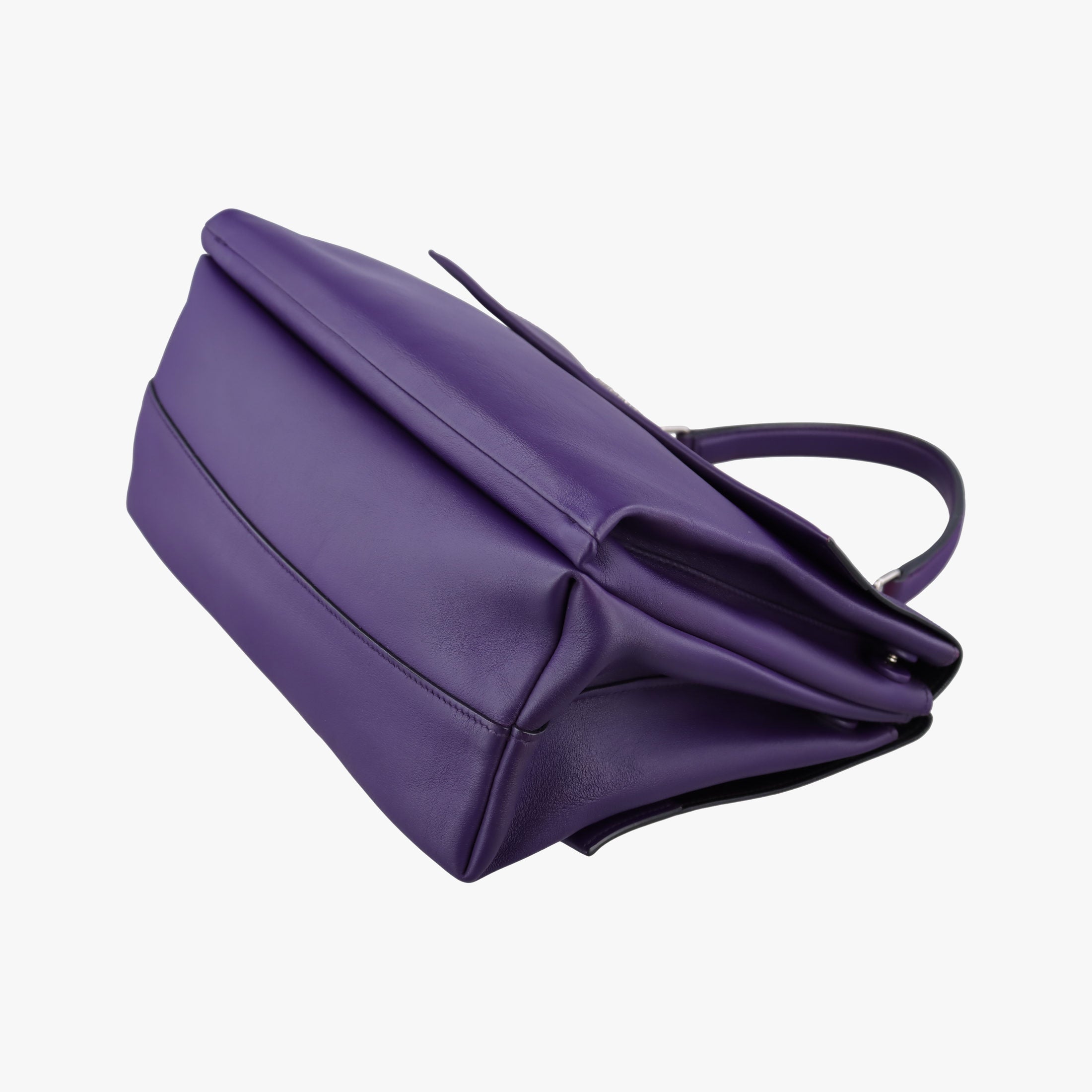 Vintage Prada Double flap chain Purple Leather  shoulderbag | stylenewstar