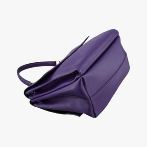Vintage Prada Double flap chain Purple Leather  shoulderbag | stylenewstar