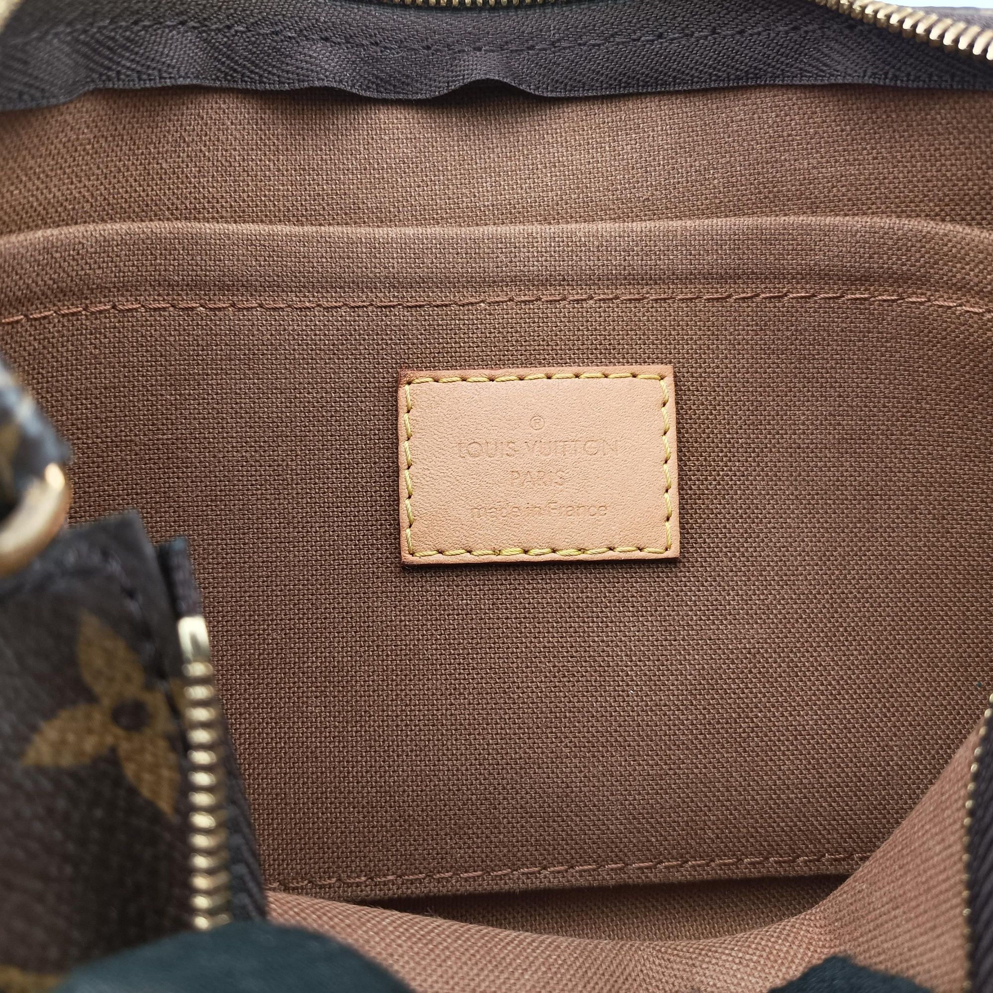 Pre-owned Louis Vuitton MULTI POCHETTE ACCESSOIRES MARRON×ROSE CLAIRE Monogram Canvas M44840 shoulderbag | stylenewstar