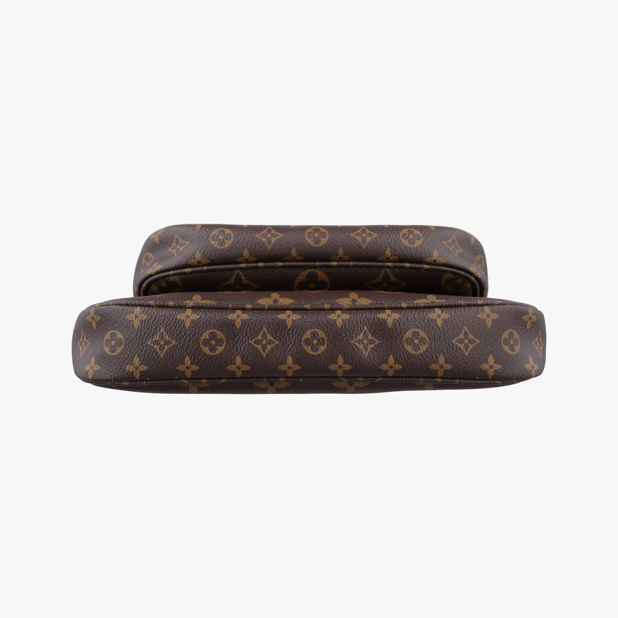 Pre-owned Louis Vuitton MULTI POCHETTE ACCESSOIRES MARRON×ROSE CLAIRE Monogram Canvas M44840 shoulderbag | stylenewstar