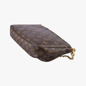 Pre-owned Louis Vuitton MULTI POCHETTE ACCESSOIRES MARRON×ROSE CLAIRE Monogram Canvas M44840 shoulderbag | stylenewstar