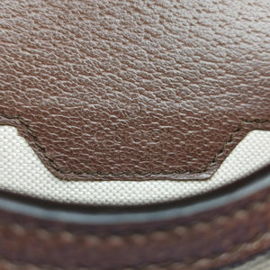 Secondhand Gucci Horsebit 1955 beige×Multicolour PVC coated canvas 625615 shoulderbag | stylenewstar