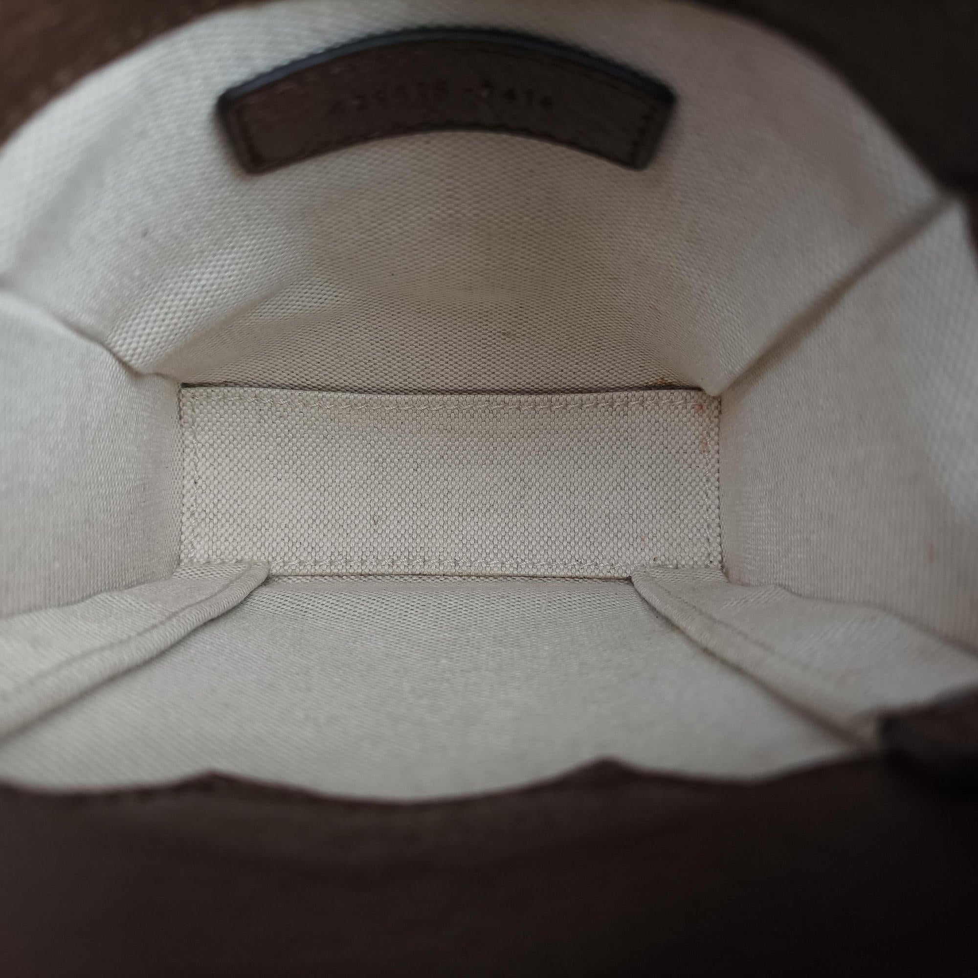 Secondhand Gucci Horsebit 1955 beige×Multicolour PVC coated canvas 625615 shoulderbag | stylenewstar