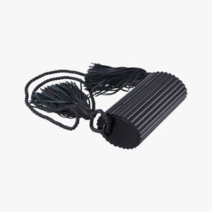 Pre-owned Yves Saint Laurent Fringe Monogram Opium Box Black Plexiglass 418593 shoulderbag | stylenewstar