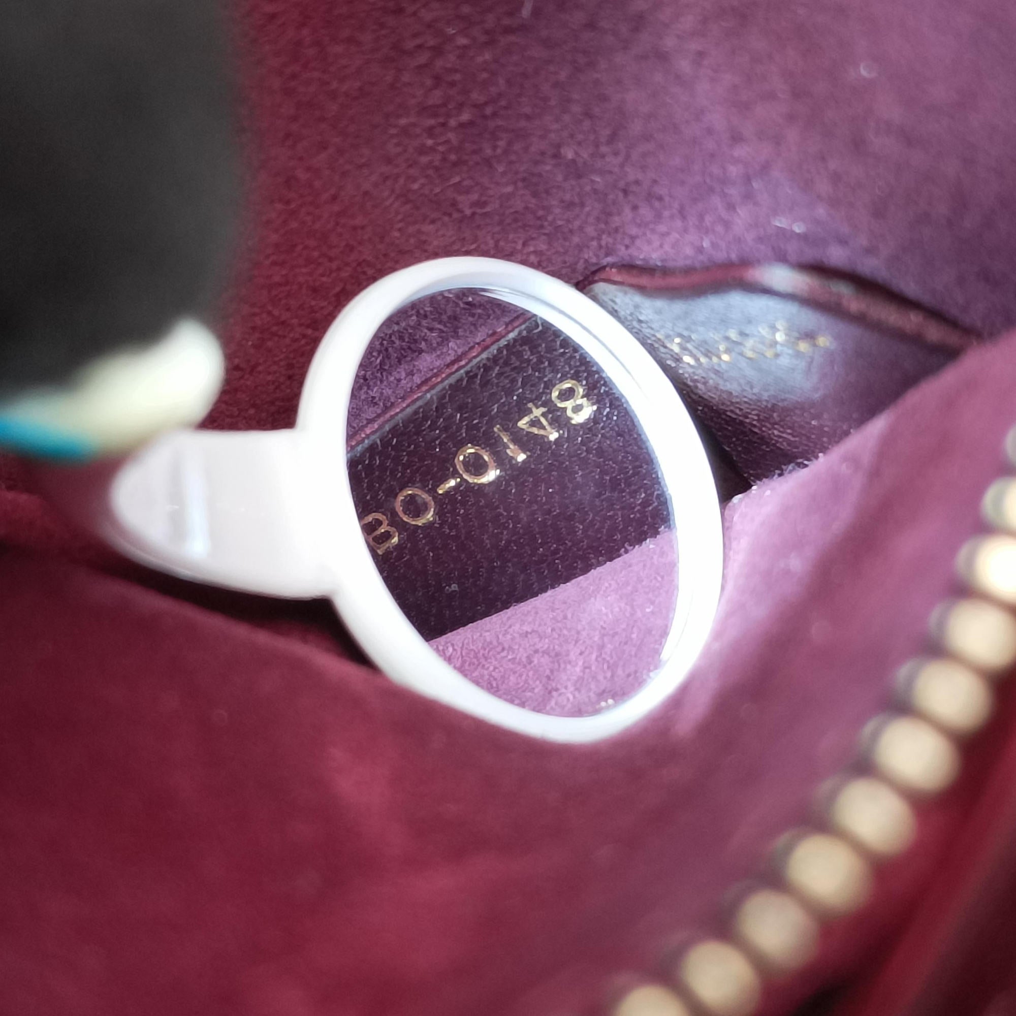 Pre-owned Christian Dior DiorDirection Bordeaux Smooth calfskin  shoulderbag | stylenewstar