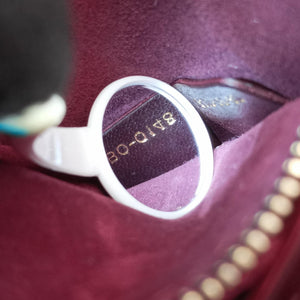Pre-owned Christian Dior DiorDirection Bordeaux Smooth calfskin  shoulderbag | stylenewstar