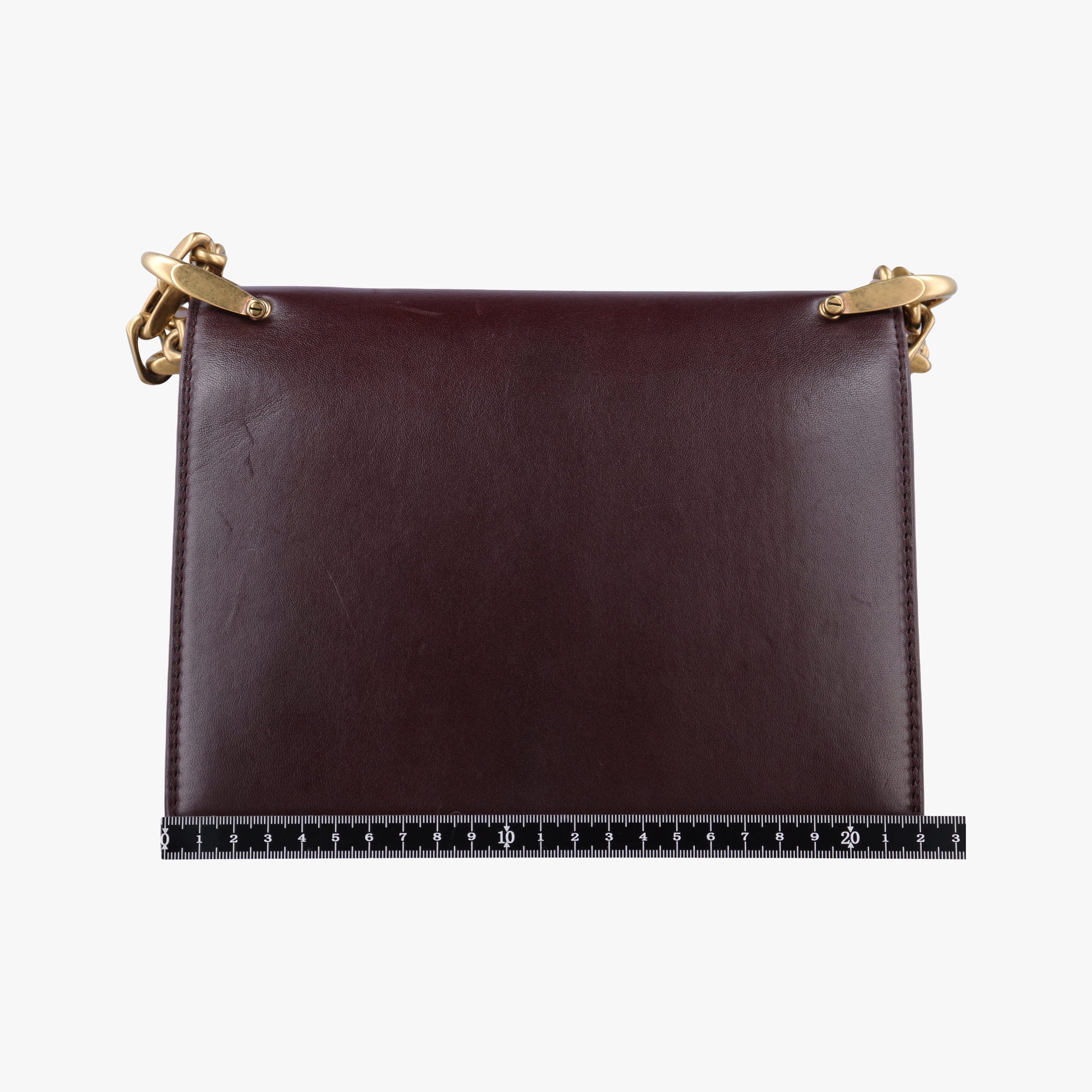 Pre-owned Christian Dior DiorDirection Bordeaux Smooth calfskin  shoulderbag | stylenewstar