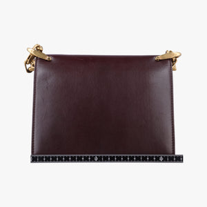 Pre-owned Christian Dior DiorDirection Bordeaux Smooth calfskin  shoulderbag | stylenewstar