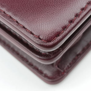 Pre-owned Christian Dior DiorDirection Bordeaux Smooth calfskin  shoulderbag | stylenewstar