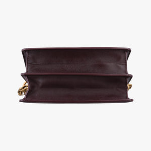 Pre-owned Christian Dior DiorDirection Bordeaux Smooth calfskin  shoulderbag | stylenewstar