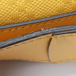Pre-owned Gucci Diamante Yellow Leather 201448 shoulderbag | stylenewstar