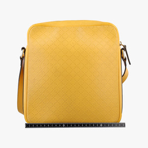 Pre-owned Gucci Diamante Yellow Leather 201448 shoulderbag | stylenewstar