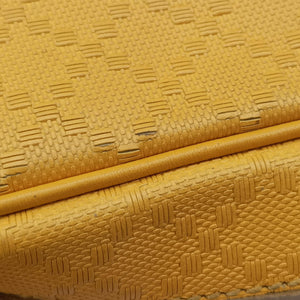 Pre-owned Gucci Diamante Yellow Leather 201448 shoulderbag | stylenewstar