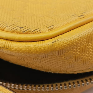 Pre-owned Gucci Diamante Yellow Leather 201448 shoulderbag | stylenewstar