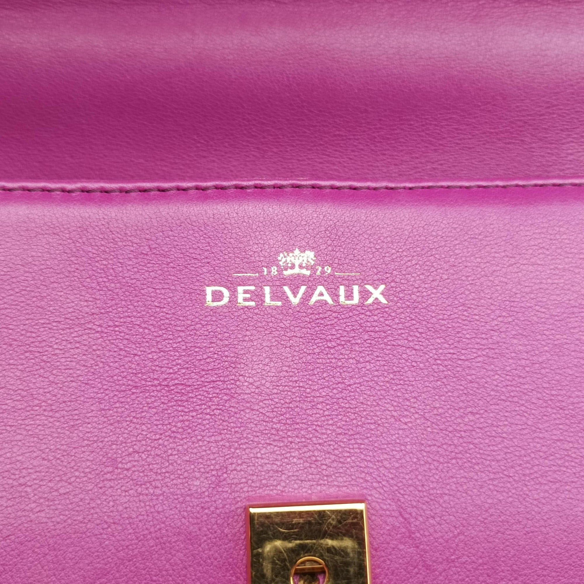 Vintage Delvaux Tampete Orchid Leather  shoulderbag | stylenewstar
