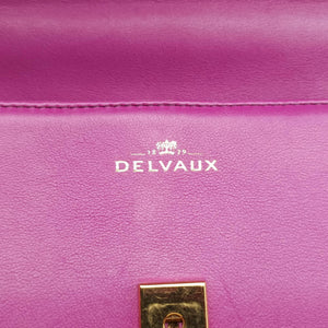 Vintage Delvaux Tampete Orchid Leather  shoulderbag | stylenewstar