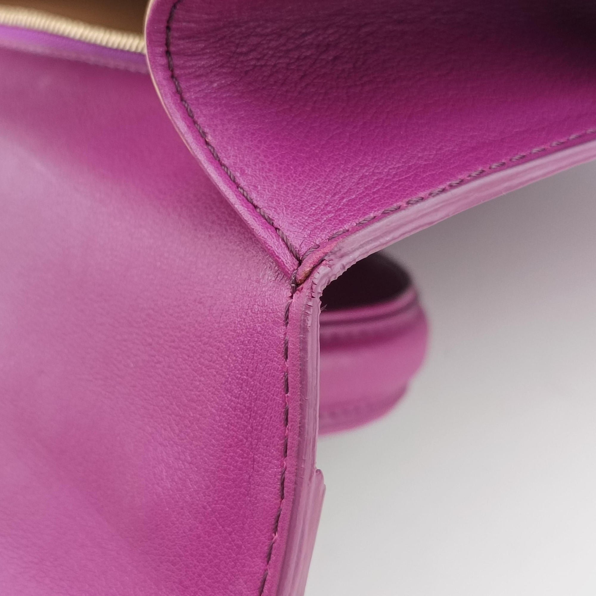 Vintage Delvaux Tampete Orchid Leather  shoulderbag | stylenewstar