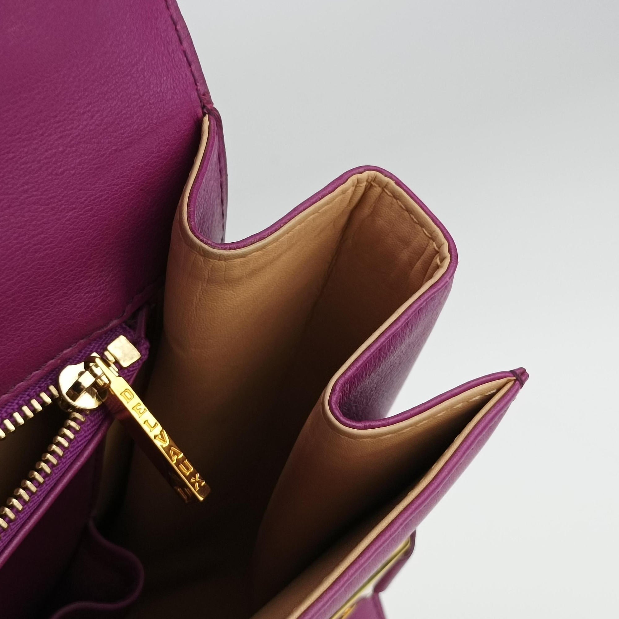 Vintage Delvaux Tampete Orchid Leather  shoulderbag | stylenewstar