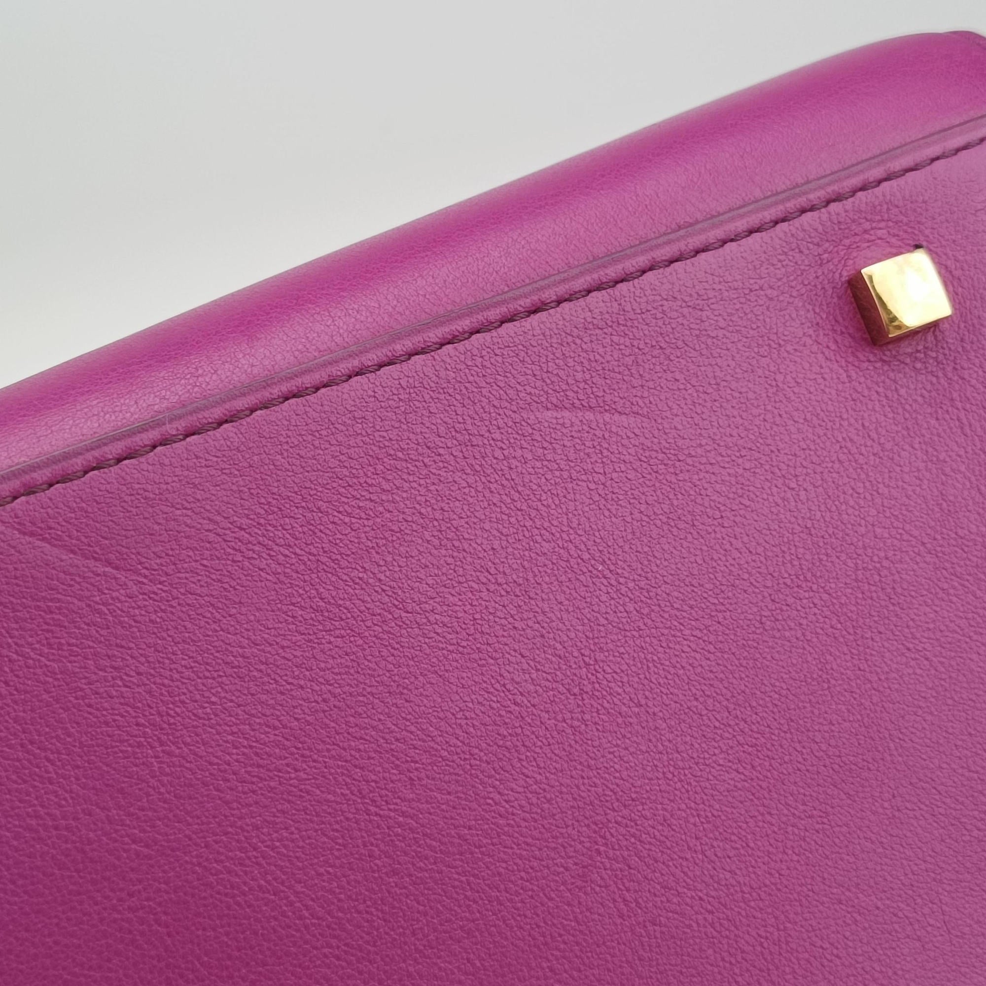Vintage Delvaux Tampete Orchid Leather  shoulderbag | stylenewstar
