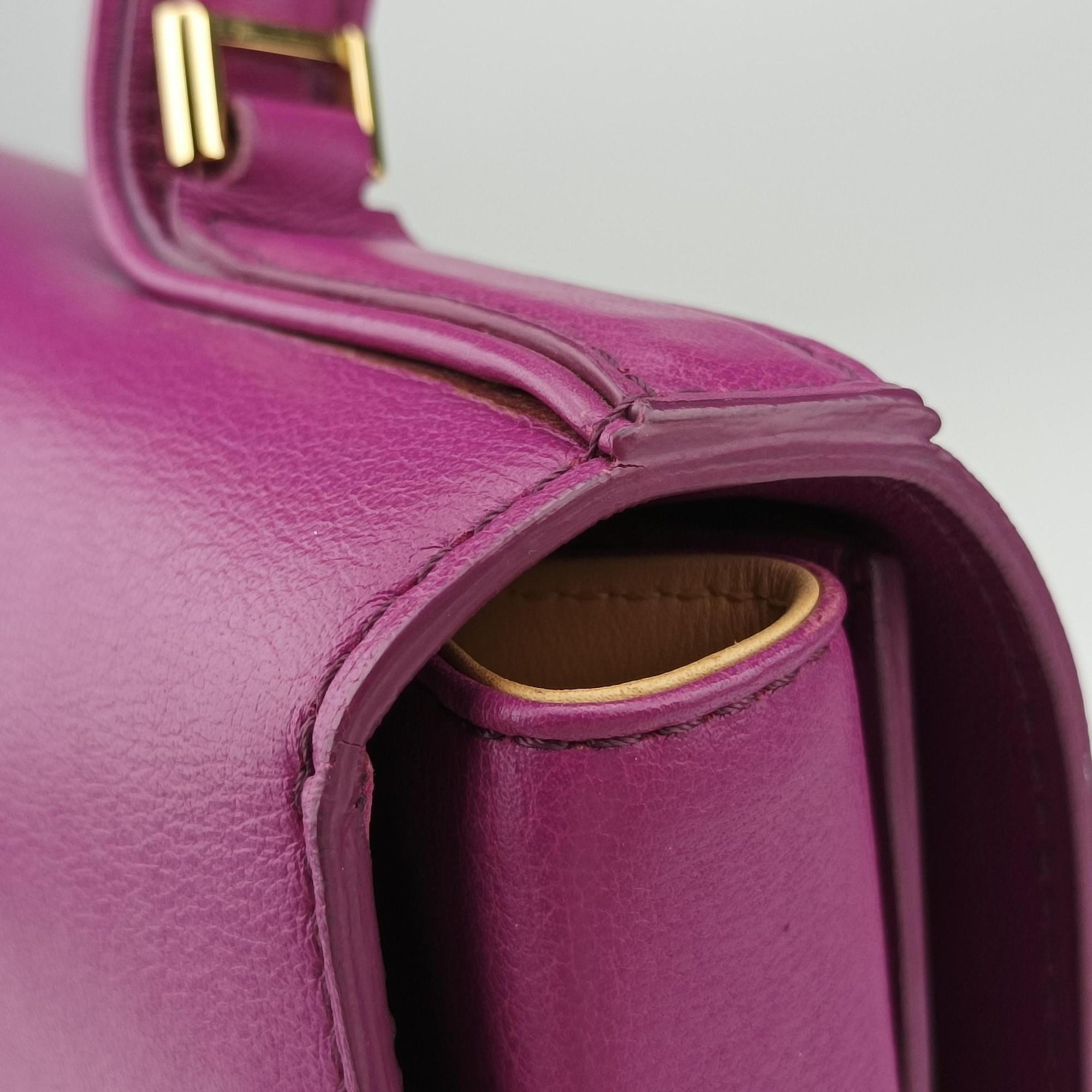 Vintage Delvaux Tampete Orchid Leather  shoulderbag | stylenewstar