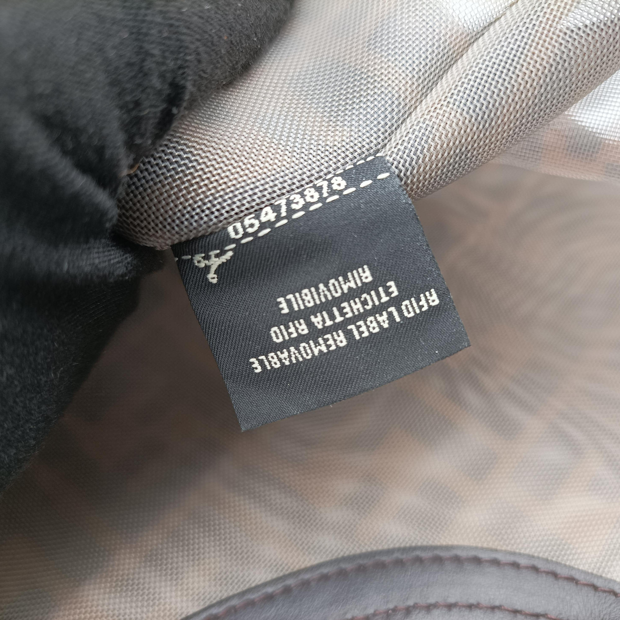 Secondhand Fendi Zucca pattern Brown mesh×Calf Leather 8BH351 shoulderbag | stylenewstar
