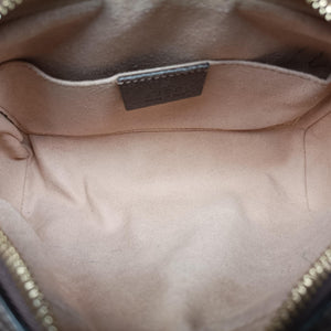 Pre-owned Gucci Ophidia Brown PVC coated canvas 517076 bum bag/waist bag | stylenewstar