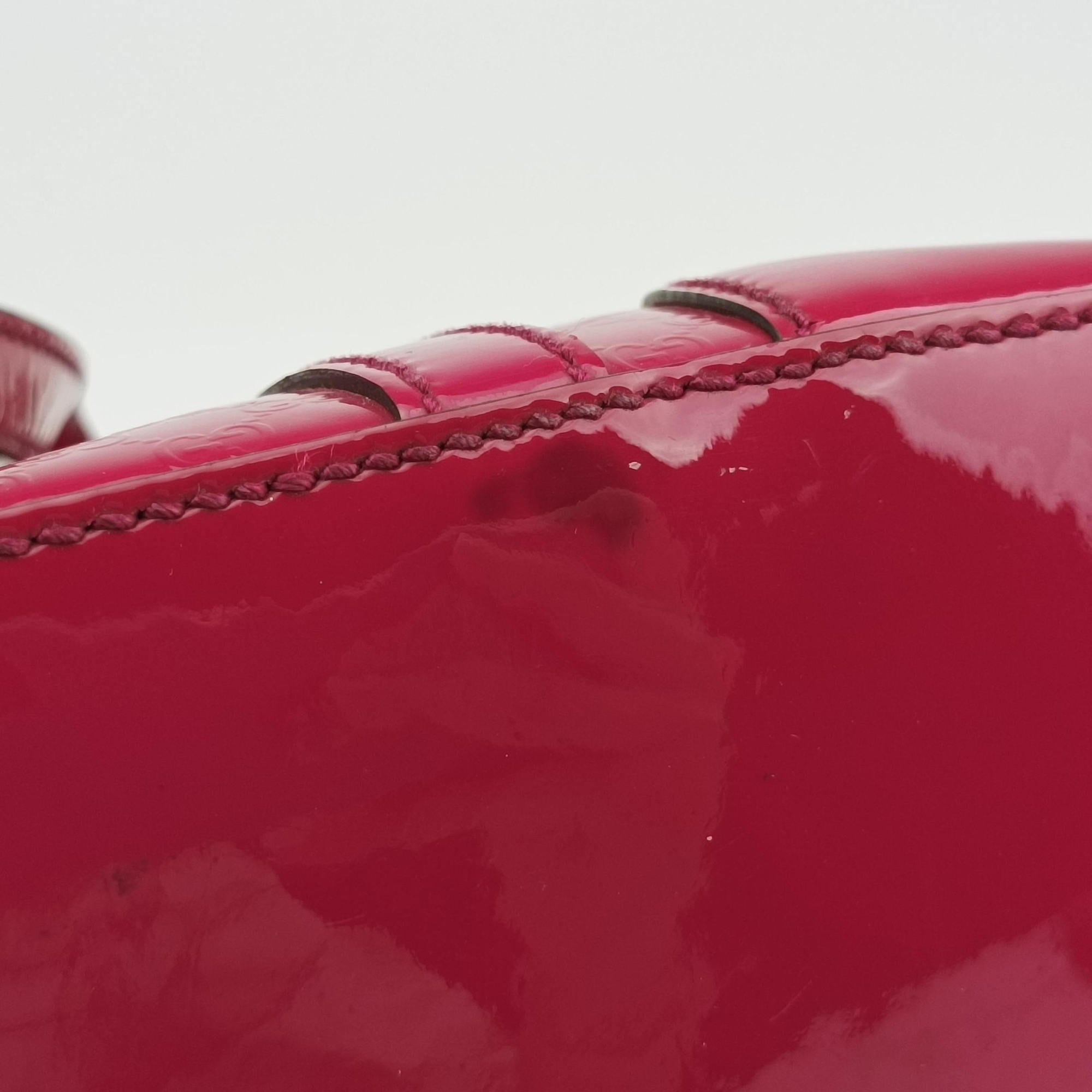 Pre-owned Gucci Microguccissima Rose Patent Leather 309617 shoulderbag | stylenewstar