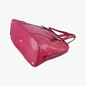 Pre-owned Gucci Microguccissima Rose Patent Leather 309617 shoulderbag | stylenewstar