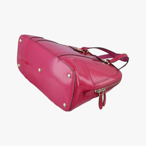 Pre-owned Gucci Microguccissima Rose Patent Leather 309617 shoulderbag | stylenewstar