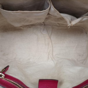 Pre-owned Gucci Microguccissima Rose Patent Leather 309617 shoulderbag | stylenewstar