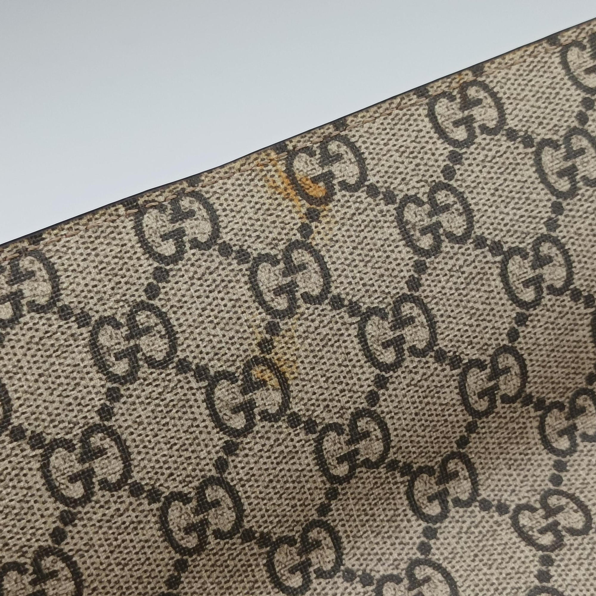 Pre-owned Gucci Dionysus beige×red×multi PVC coated canvas × suede 400249 shoulderbag | stylenewstar