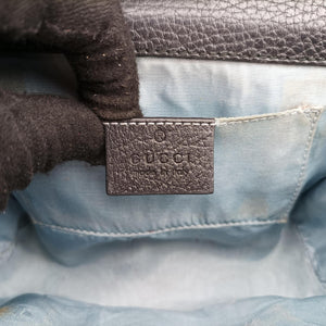 Pre-owned Gucci Padlock Black×golden Leather 432182 shoulderbag | stylenewstar