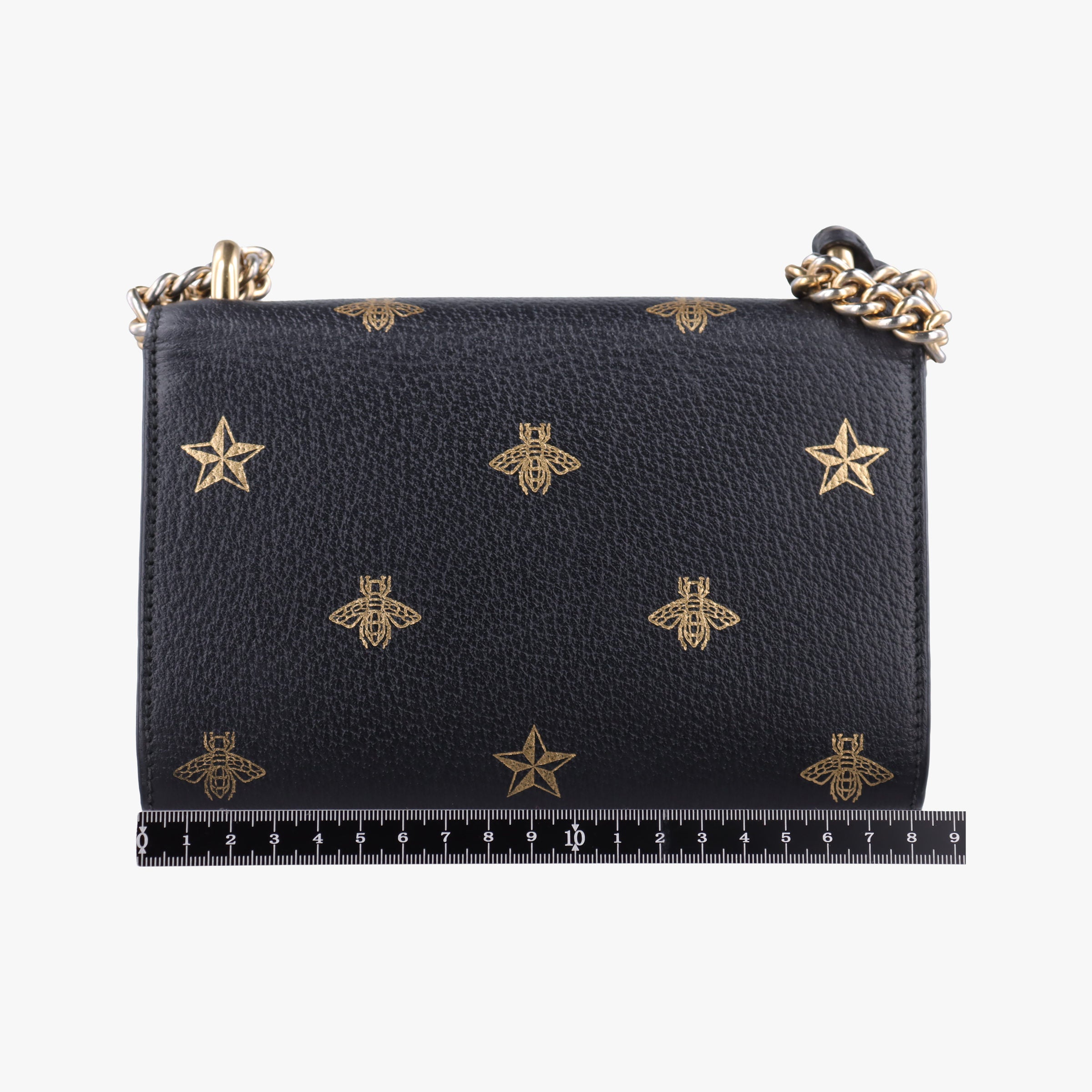 Pre-owned Gucci Padlock Black×golden Leather 432182 shoulderbag | stylenewstar