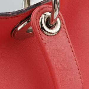Pre-owned Christian Dior Diorissimo Pink Leather  shoulderbag | stylenewstar