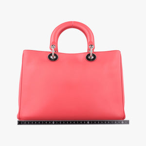 Pre-owned Christian Dior Diorissimo Pink Leather  shoulderbag | stylenewstar