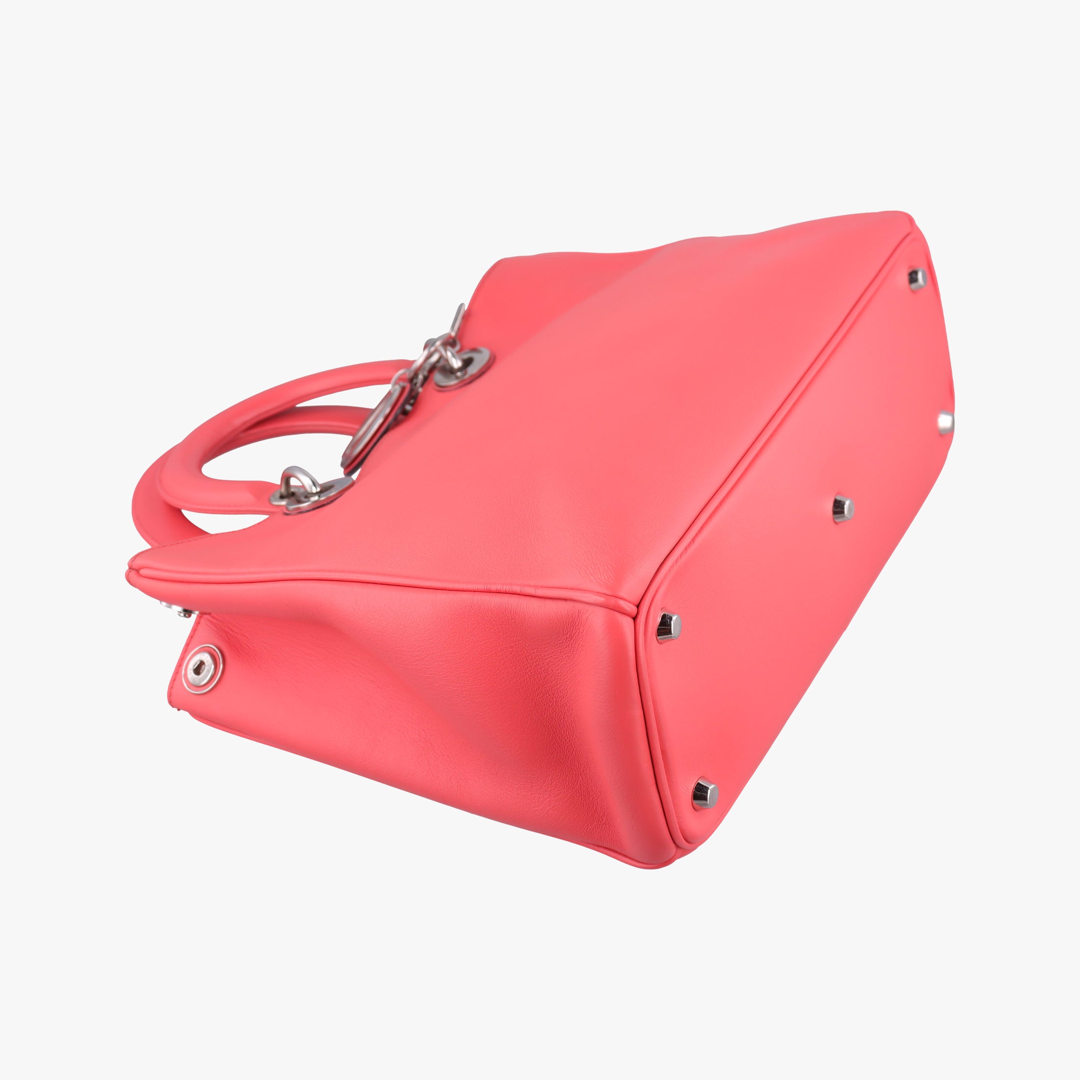 Pre-owned Christian Dior Diorissimo Pink Leather  shoulderbag | stylenewstar