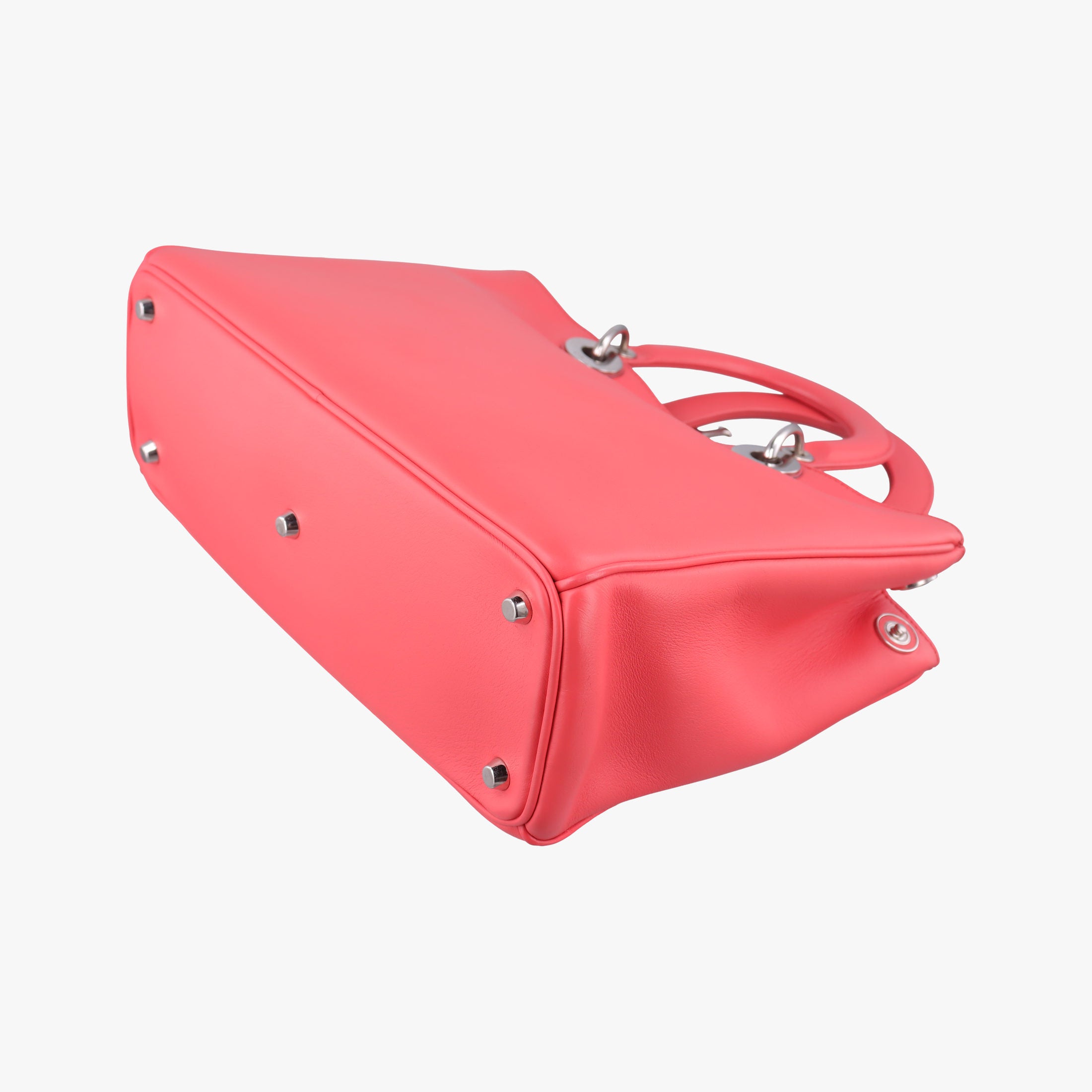 Pre-owned Christian Dior Diorissimo Pink Leather  shoulderbag | stylenewstar