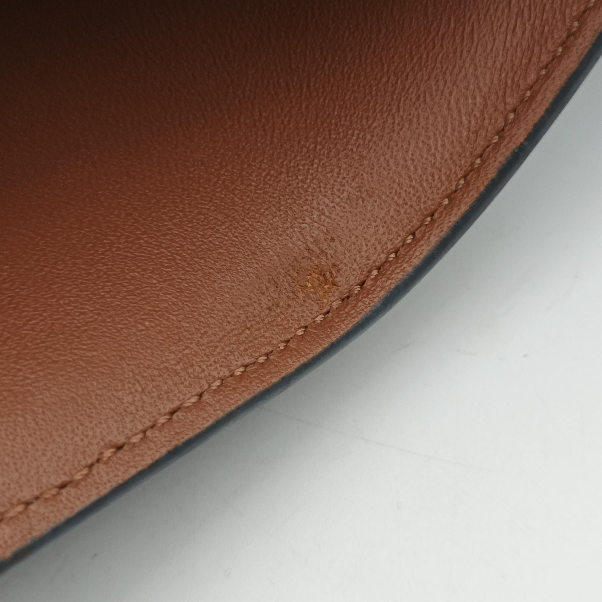 Pre-owned Celine TRIOMPHE Brown PVC coated canvas  shoulderbag | stylenewstar