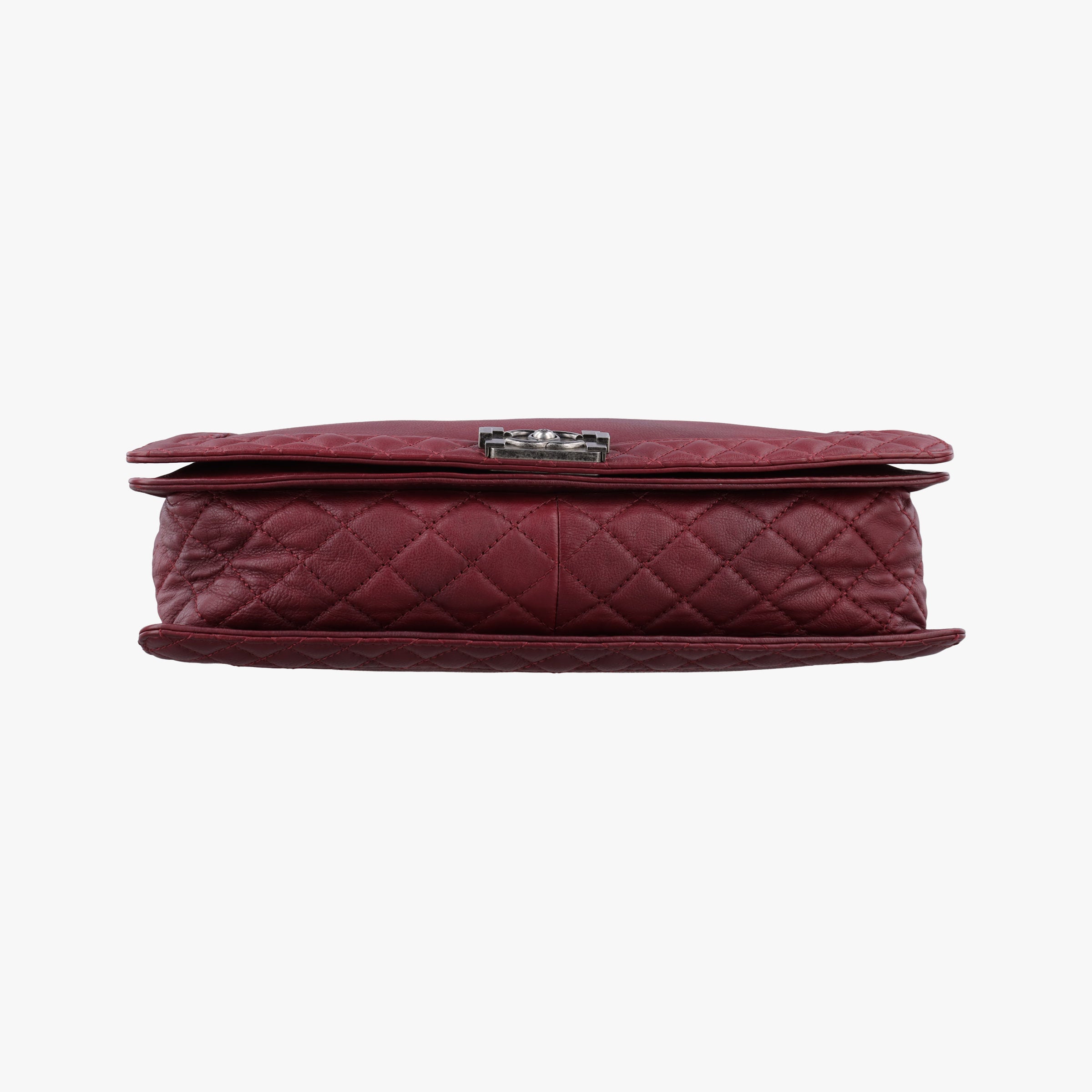 Pre-owned Chanel BOY CHANEL Red Leather A67947 shoulderbag | stylenewstar
