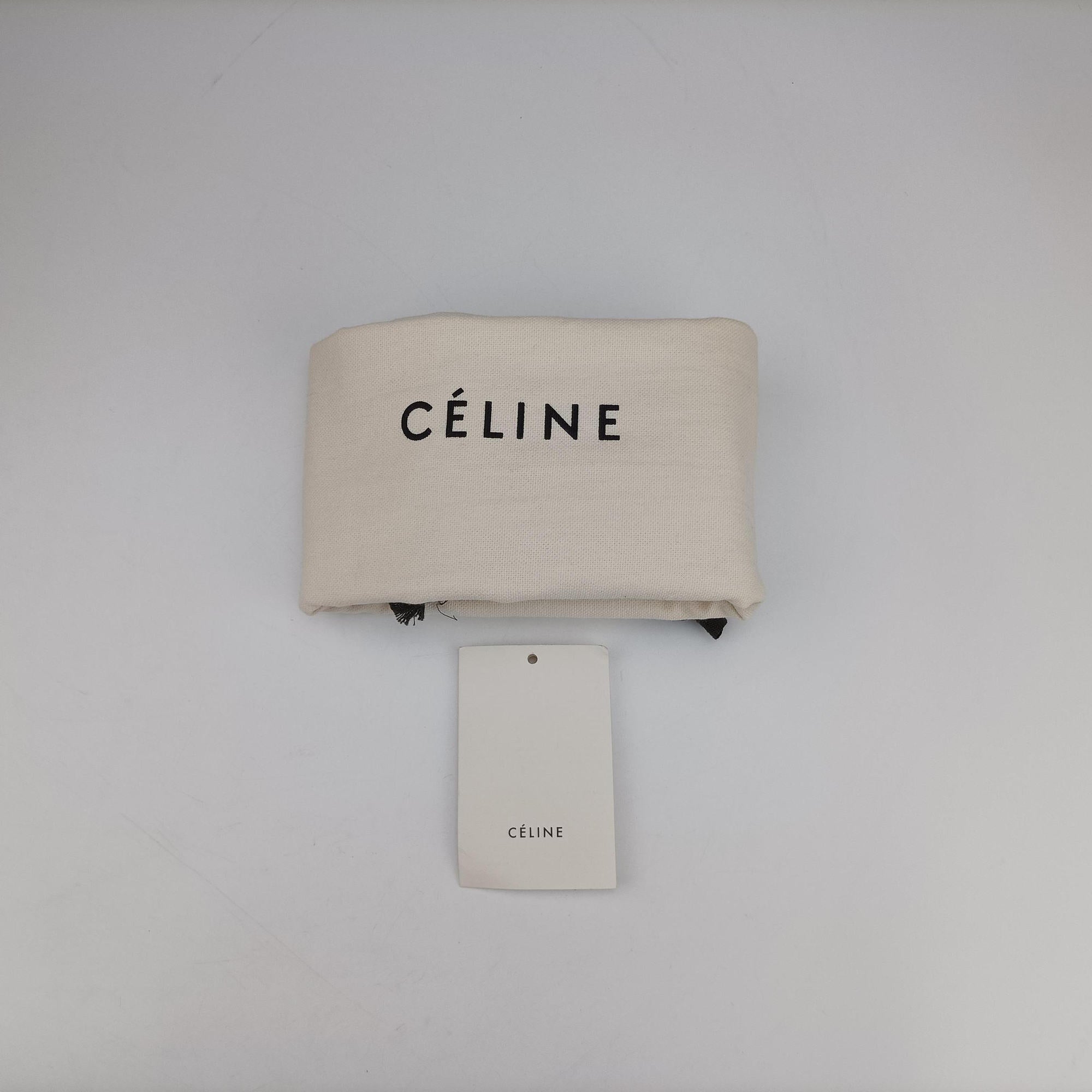 Pre-owned Celine Luggage Mini Shopper Beige×red×blue Leather×suede  handbag | stylenewstar