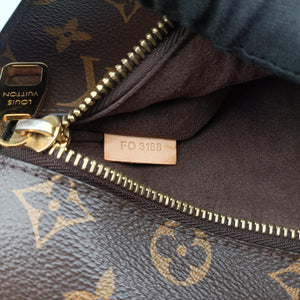 Pre-owned Louis Vuitton Pochette Metis MM Brown Monogram Canvas M44875 shoulderbag | stylenewstar